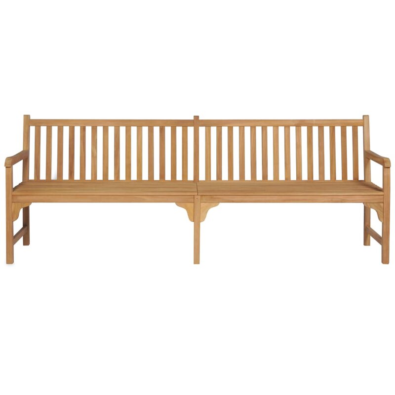 East Urban Home Teak Outdoor Bench | Wayfair